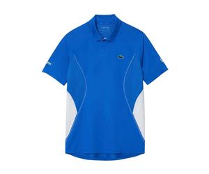 (XS, Blue) Lacoste Mens Tennis x Novak Djokovic Regular Polo Shirt