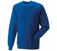 (XS, Bright Royal Blue) Russell Mens Spotshield Raglan Sweatshirt