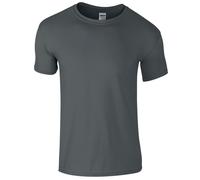 (XS, Charcoal) Gildan Mens Short Sleeve Soft-Style T-Shirt