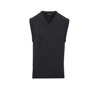 (XS, Charcoal) Premier Mens Knitted Sleeveless Sweater Vest