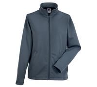 Russell Athletic Mens Smart Soft Shell Jacket (Convoy Grey) - Dark Grey - Size X-Small