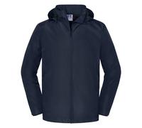 (XS, French Navy) Russell Mens Essential All Weather Shell Jacket