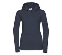 (XS, French Navy) Russell Womens Premium Authentic Hoodie (3-Layer Fabric)