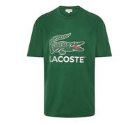 (XS, Green) Lacoste Mens Crocodile Print Regular T-Shirt