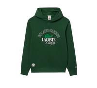 (XS, Green) Lacoste Mens Roland Garros Edition Graphic Print Hoodie
