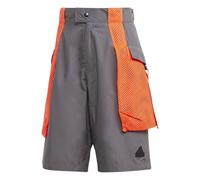 (XS, Grey) Adidas Mens Logo Cargo Shorts