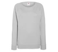 Fruit OF The Loom Ladies Fitted Lightweight Raglan Sweatshir BC2656