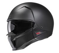 HJC I20 ECE 22.06 Open Face Motorcycle Helmet (Removeable Mask) - Matt Black (XS)