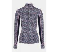XS Kari Traa Womens Rose Half-Zip Base Layer Top Navy Size