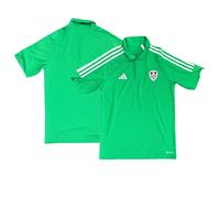 (XS) Leeds United Men's Polo adidas Football Green Polo Top - New