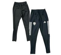 (XS) Leeds United Men's Trousers adidas Football Black Training Pants - New