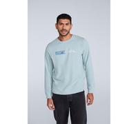 (XS, Light Blue) Animal Mens Tommy Back Print Organic Long-Sleeved T-Shirt