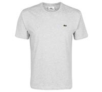 (XS, Light Grey) Lacoste Mens Logo Premium Cotton T-Shirt
