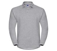 (XS, Light Oxford) Russell Mens Heavy Duty Sweatshirt