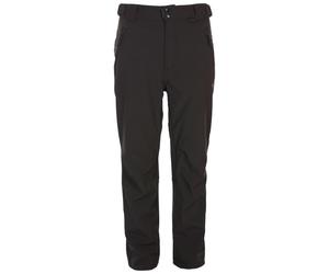 (XS/LL, Black X) Trespass Mens Softshell Waterproof Trouser - Hemic