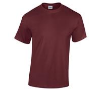 (XS, Maroon) Gildan Youth Unisex Heavy Cotton T-Shirt