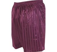XS - MAROON Junior Sports Continental Stripe Training Shorts Bottoms - Football