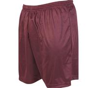 XS - MAROON Junior Sports Micro Stripe Training Shorts Bottoms - Unisex Football