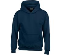 (XS, Navy) Gildan Heavy Blend Childrens Unisex Hooded Sweatshirt Top / Hoodie