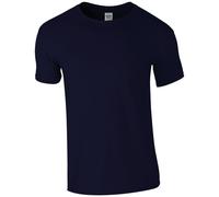 (XS, Navy) Gildan Mens Soft Style Ringspun T Shirt