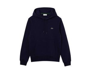 (XS, Navy) Lacoste Mens Basic Pullover Hoodie