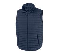 (XS, Navy/Lime) Result Unisex Adult Thermoquilt Gilet