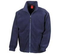 (XS, Navy) Result Mens Polartherm Fleece Jacket