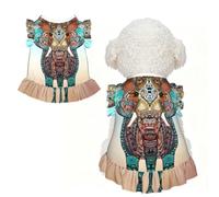 XS Pet Dog Breathable Cute elephant Print Sleeveless T-Shirt