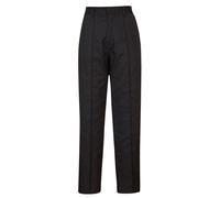 (XS R, Black) Portwest Womens/Ladies Elasticated Trousers