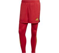(XS, Red) Adidas Mens Compression Base Layer Leggings