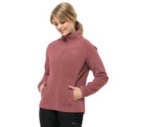 (XS, Red Ochre) Jack Wolfskin Womens Moonrise Full Zip Warm Recycled Fleece Sweater