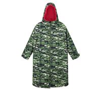 (XS-S, Cactus Green) Regatta Unisex Adult Camouflage Oversized Changing Robe