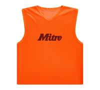 (XS-S, Neon Orange) Mitre Unisex Adult Pro Training Bib