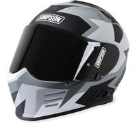 Simpson Venom Have Blue Helmet, grey-white, size XS