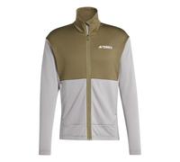(XS, Solid Grey) Adidas Mens Terrex Fleece Jacket