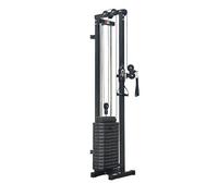 XS Sports Cable Pulley Crossover Machine XL - Home Gym Adjustable Dual Pulley wall mounted system with 90kg weight plate stack , Functional Trainer