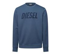 (XS, Total Eclipse) Diesel Mens Indigo-Out Logo Sweatshirt