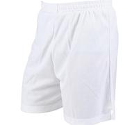 XS - WHITE Junior Soft Touch Elasticated Training Shorts Bottoms - Football Gym