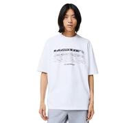 Lacoste Mens Organic Cotton Loose Fit T-Shirt - White - XS - White