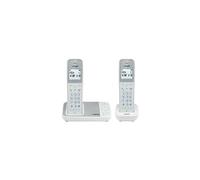XS1051 2-Handset DECT Cordless Phone. AntiBacterial Plastic with Call Block, Answering Machine, Caller ID/Call Waiting, Volume Booster, Handsfree,