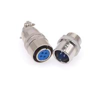 XS12 Connector 12mm Quick Push-Pull Circular Square Socket 2pin3pin4pin5pin6pin7pin 3A 400v Male And Female 1Pcs(7P Female)