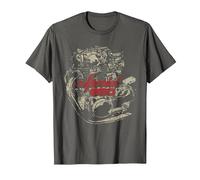 XS650 Special Motor Distressed Retro Design T-Shirt, Men, Asphalt Grey, Large