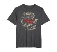 XS650 Special Motor Distressed Retro Design T-Shirt, Men's Big and Tall, Dark Heather Grey, 5X Tall