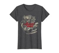 XS650 Special Motor Distressed Retro Design T-Shirt, Women, Dark Heather Grey, 3X-Large