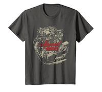 XS650 Special Motor Distressed Retro Design T-Shirt, Youth, Asphalt Grey, 3T