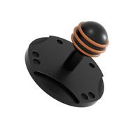 xsaaczm 1" Ball Mount with Aluminum Alloy,Compatible with RAM Mounts B Size 1" Double Socket Arms, Suitable for Garmin Devices (Round Plate)