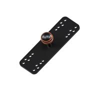 xsaaczm Rectangle Plate 1" Ball Mount with Aluminum Alloy,Compatible with RAM Mounts B Size 1" Double Socket Arms, Suitable for Garmin Devices (Rectangle Plate)