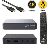 Xsarius Sniper 2 BT 4K UHD LAN HDMI Dual-Band WiFi Linux IP Receiver Black