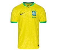 Nike 2022-2023 Brazil Little Boys Home Shirt Yellow XSB 3/4yrs (98-104cm)