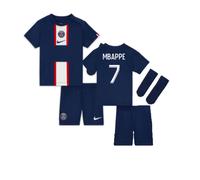PSG 2022 - 2023 Little Boys Home Kit - Mbappe 7 in Navy | Size: XS PSG Navy XS